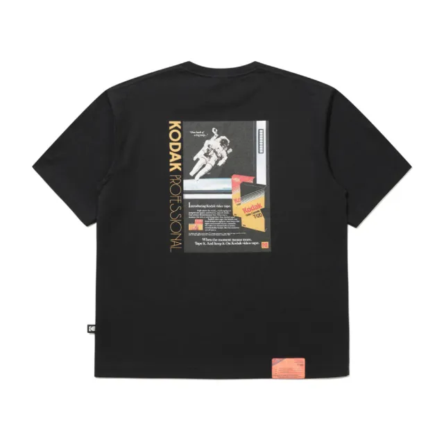 【KODAK Apparel】官方旗艦館 柯達 中性 短袖T恤 RGB Sorona 阿波羅 BLACK 黑色 / KB602009BLK