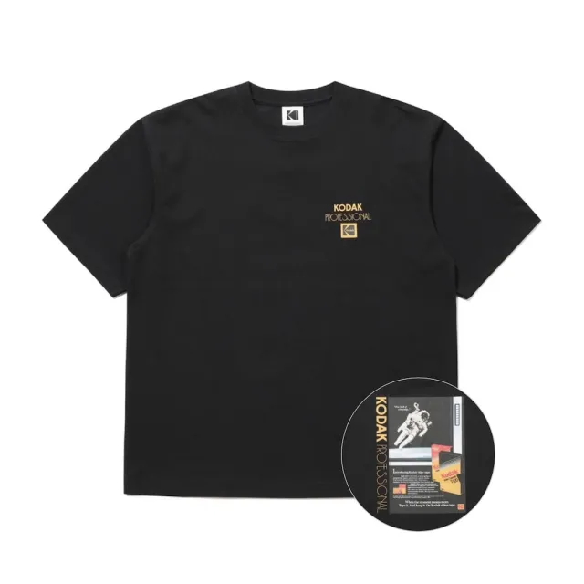 【KODAK Apparel】官方旗艦館 柯達 中性 短袖T恤 RGB Sorona 阿波羅 BLACK 黑色 / KB602009BLK