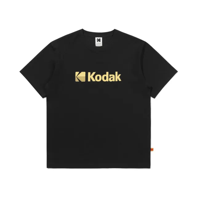【KODAK Apparel】官方旗艦館 柯達 中性 短袖T恤 涼感 大Logo Askin BLACK 黑色 / KB602011BLK