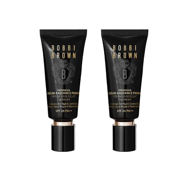 【Bobbi Brown 芭比波朗】蟲草美肌妝前組(冬蟲夏草精華亮膚持妝乳40mlx2/防曬)