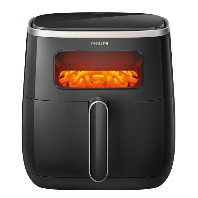 【Philips 飛利浦】抽UX20戰鬥陀螺_星樂透透視海星氣炸鍋5.6L_HD9257/80