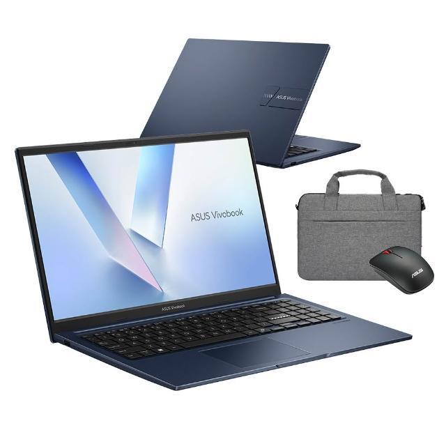 【ASUS 華碩】包鼠組★15.6吋Core 5輕薄筆電(Core 5-315/16G/512G SSD/W11/VivoBook X1504MA)