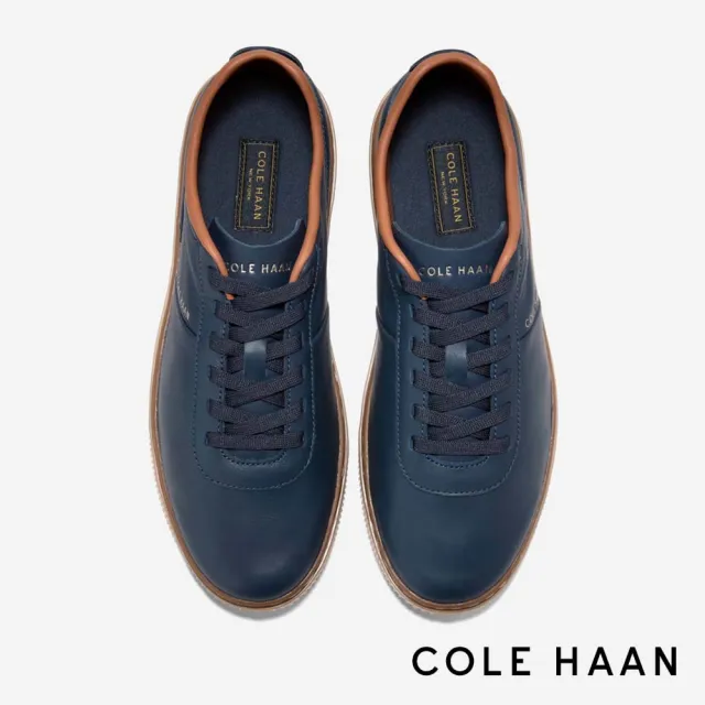【Cole Haan】GRANDPRO PACKWELL SNEAKERS 真皮休閒鞋 男款寬楦 海軍藍(C44753)