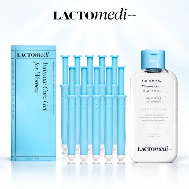 【LACTOMEDI】益生菌調理女性私密護理凝膠10支+保濕凝膠150ml