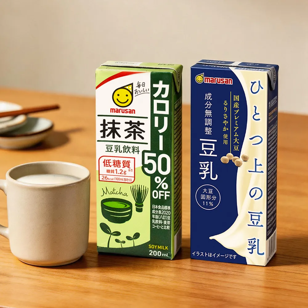 【Gelovery Gift】丸三愛 原味上豆乳/抹茶豆乳x24入組-任選 (無調整/日本大豆黃金比例製成)