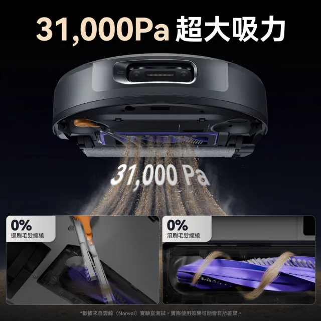【Narwal 雲鯨】Flow 2 水箱版《曜淨履神》熱活水履帶AI掃拖機器人(無限識別大腦/地毯深層清潔)