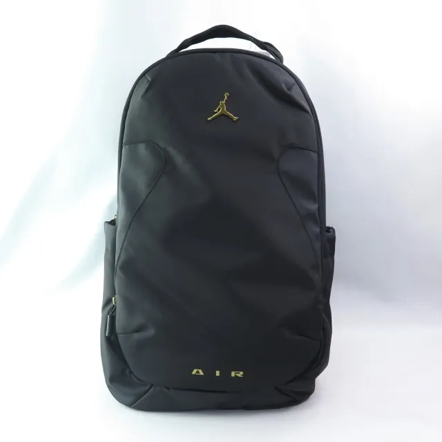 【Jordan】後背包 雙肩包 運動背包 筆電層 眼鏡袋 (JD2643016AD001黑/金)