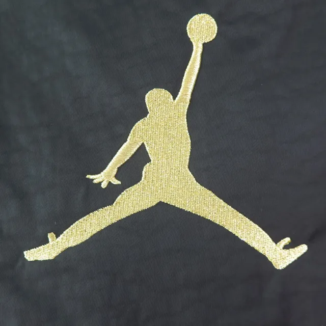【Jordan】雙11 後背包 刺繡大logo 運動背包 筆電層 眼鏡袋  (JD2643017AD001黑/金)