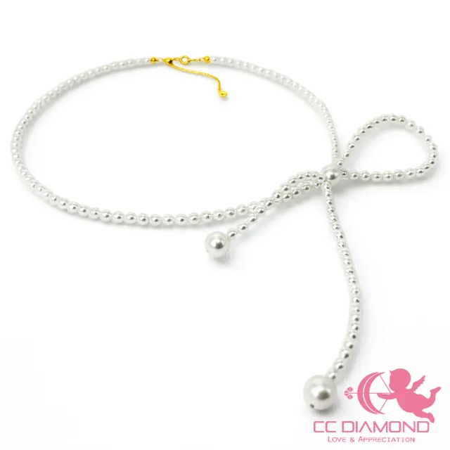 【CC Diamond】水妹妹 珍珠項鍊(3.5+8mm)