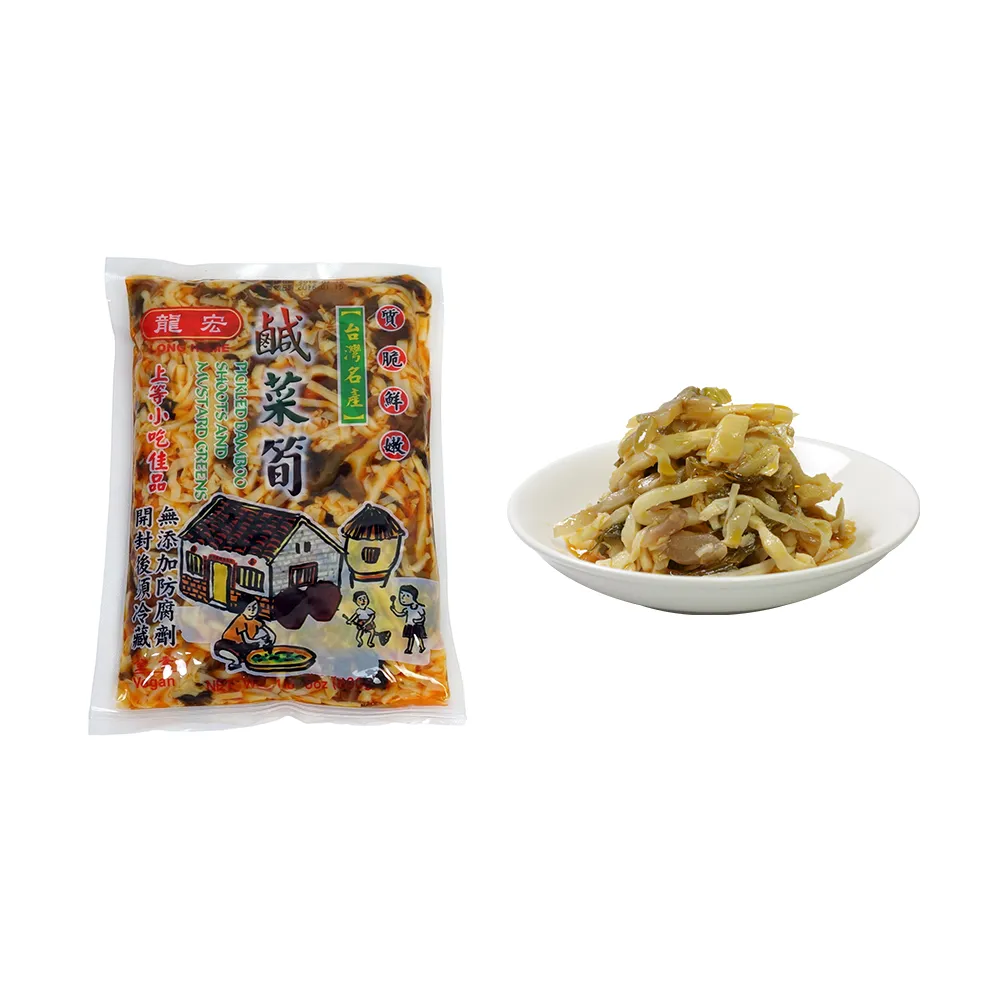 【龍宏】鹹菜筍600g