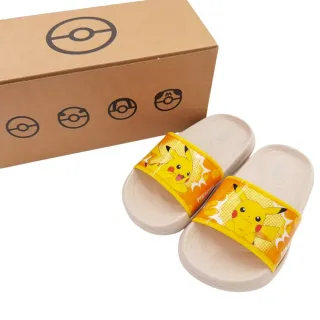 【POKEMON 精靈寶可夢】台灣製皮卡丘輕量拖鞋 童鞋 中大童鞋 男童鞋 