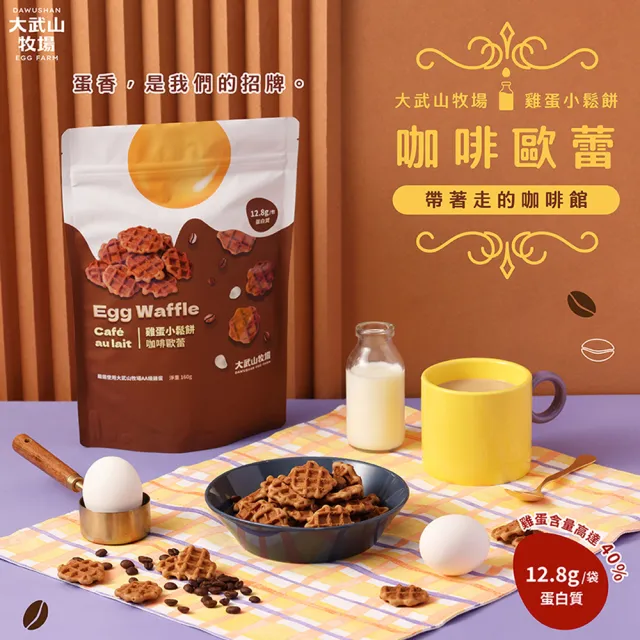 雞蛋小鬆餅系列_160ｇ/包 經典原味 / 蜂蜜牛奶 /咖啡歐蕾(三種口味可選)