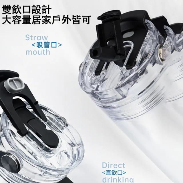 【Felsted 菲仕德】高濃度富氫水壺 水素水杯 一蓋雙飲吸管隨行杯 車載便攜隨身瓶 SPE PEM高效電解水機