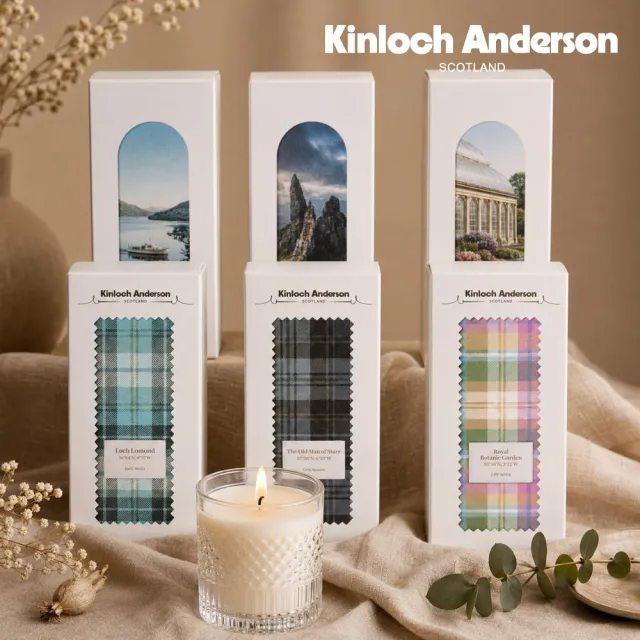 【Kinloch Anderson】金安德森 蘇格蘭風景香氛蠟燭80g(單入)｜綠意｜木質｜花香調