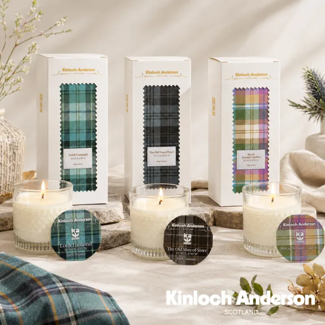 【Kinloch Anderson】金安德森 蘇格蘭風景香氛蠟燭80g(單入)｜綠意｜木質｜花香調