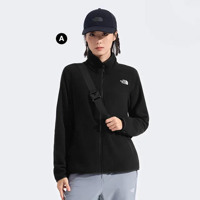 【The North Face】男女款立領抓絨輕盈保暖外套 (多款任選)