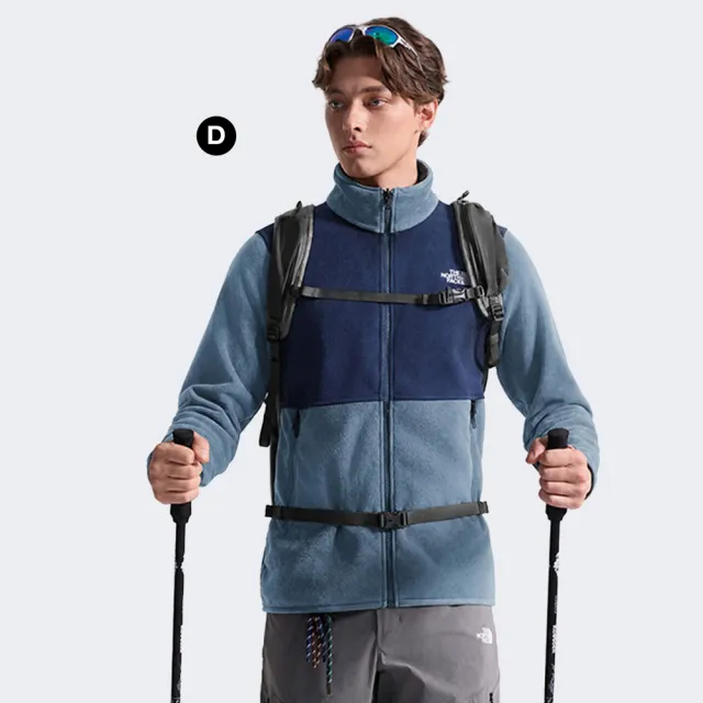 【The North Face】男女款立領抓絨輕盈保暖外套 (多款任選)