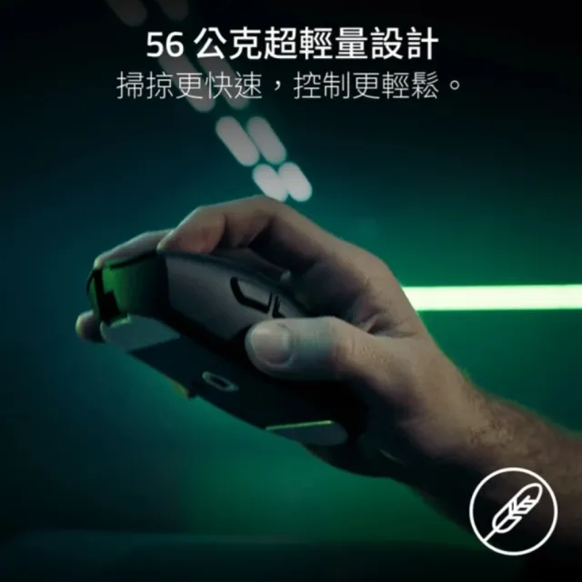 2入【Razer 雷蛇】DeathAdder 煉獄奎蛇 V4 Pro 超輕量無線電競滑鼠(黑/白)