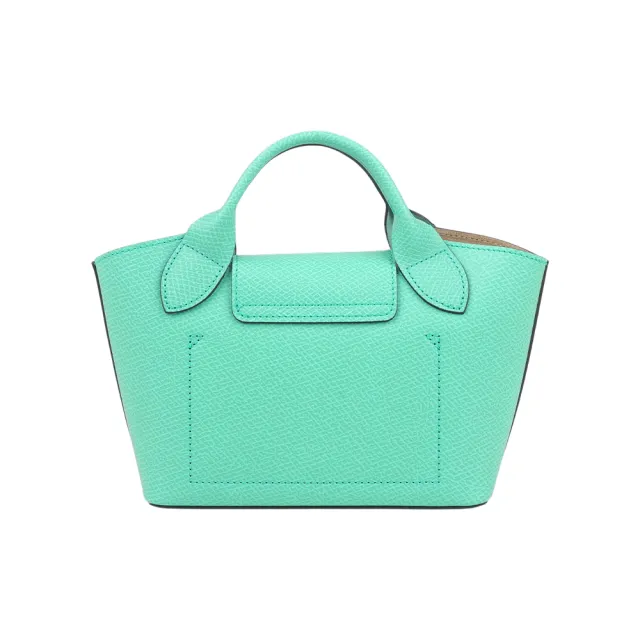 【LONGCHAMP】Epure XS 釦式牛皮迷你二用包(薄荷綠)