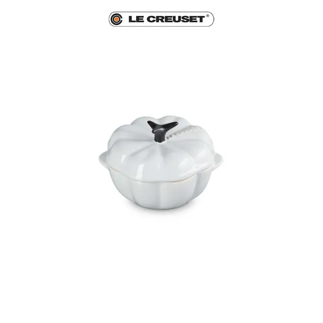【Le Creuset】瓷器萬聖節南瓜烤盅300ml(水霧白)