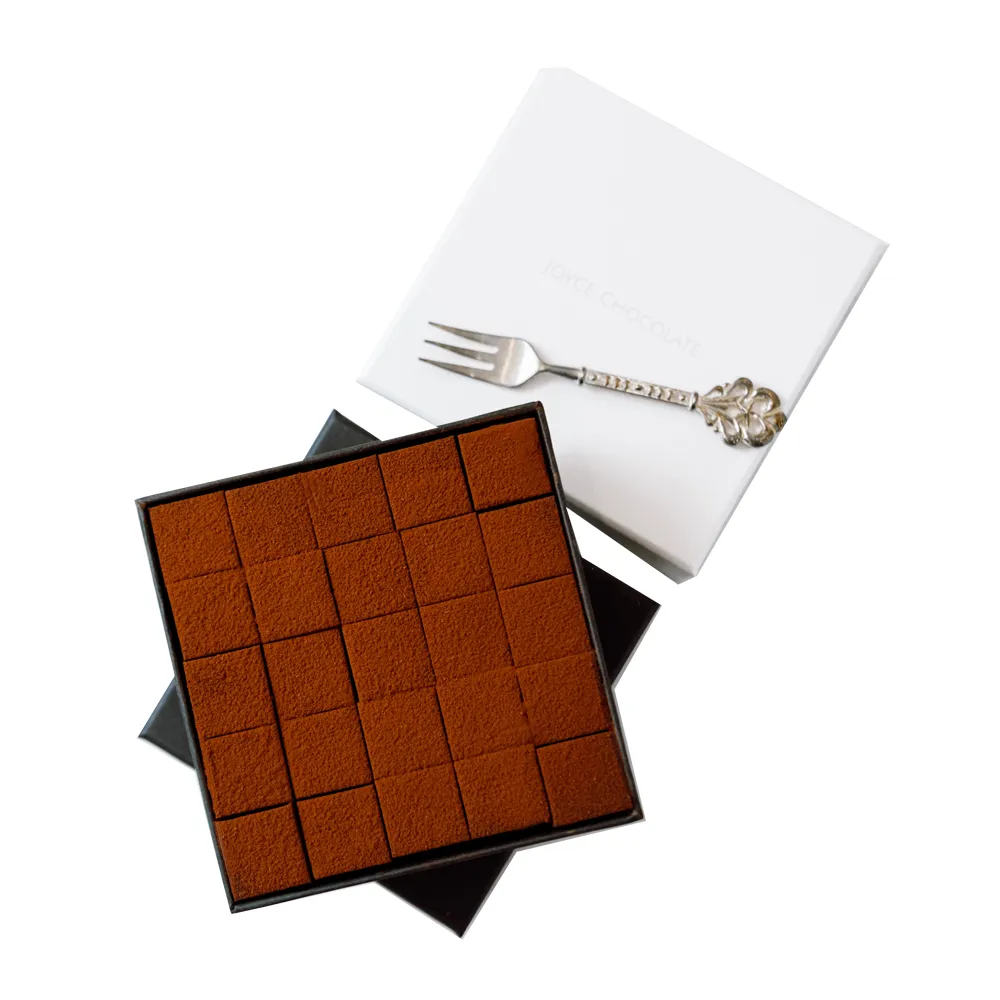 【Joyce Chocolate】醇苦85%生巧克力禮盒(25顆入 2盒組)