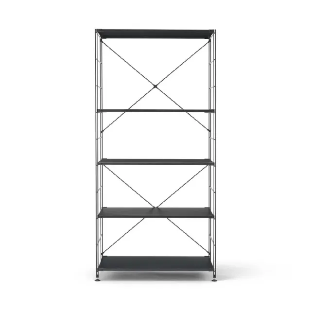 【MUJI 無印良品】SUS鋼製層架組/深灰/寬/大 (大型家具配送)