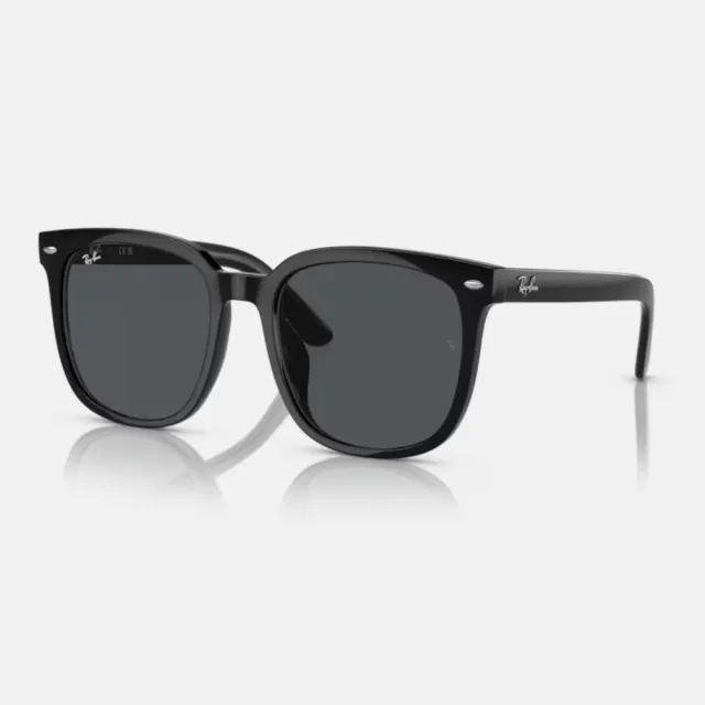【RayBan 雷朋】方形膠框抗UV太陽眼鏡(RB4401D-601/87、601/71、601/85、601/74、601/72 57mm)