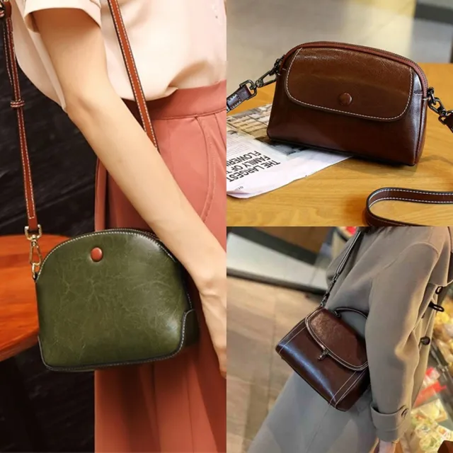 【巴黎精品】現貨+預購真牛皮側背包真皮單肩斜背包手提包小方包時尚爆款百搭女3款t1a1ml17 A
