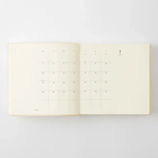【MIDORI】《2027 年 MD Notebook Diary 一期一會》A5 方形