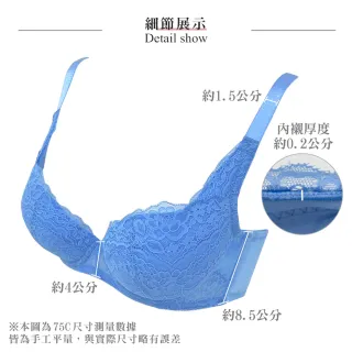 【Swear 思薇爾】花漾織夢系列B-F罩蕾絲包覆女內衣(黑色)