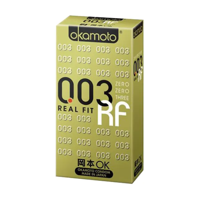 【okamoto 岡本】003RF極薄貼身保險套 10入/盒