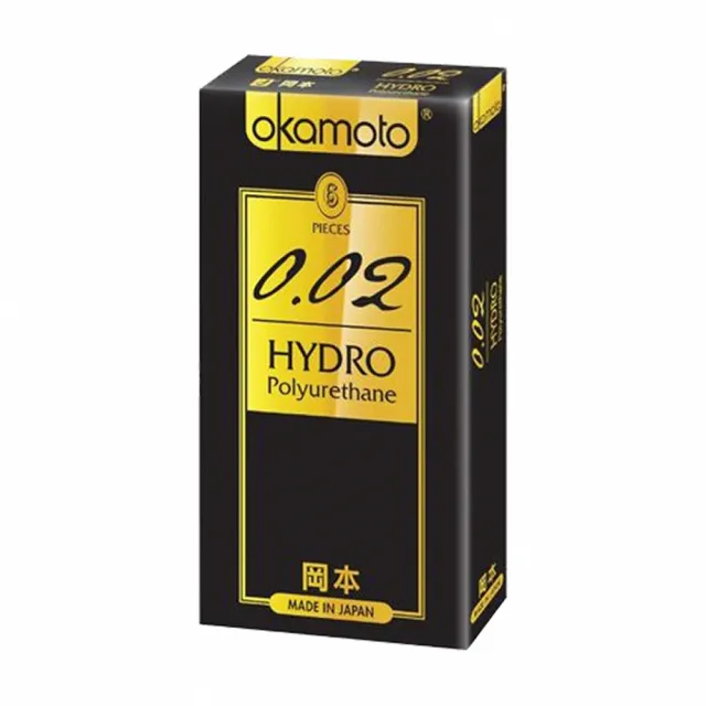 【okamoto 岡本】002 HYDRO水感勁薄保險套 12入/盒