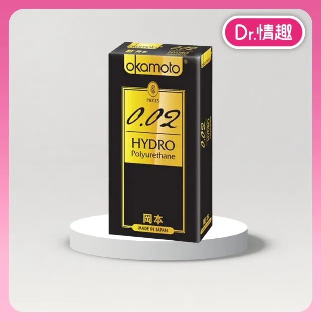 【okamoto 岡本】002 HYDRO水感勁薄保險套 12入/盒