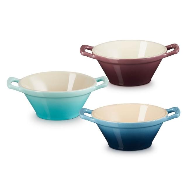 【Le Creuset】瓷器卡蘇雷碗(無花果/薄荷綠/水手藍 3色選1)