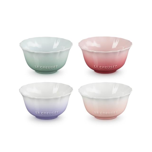 【Le Creuset】凡爾賽花園系列瓷器飯碗(湖水綠/櫻花粉/淡粉紅/淡粉紫 4色選1)