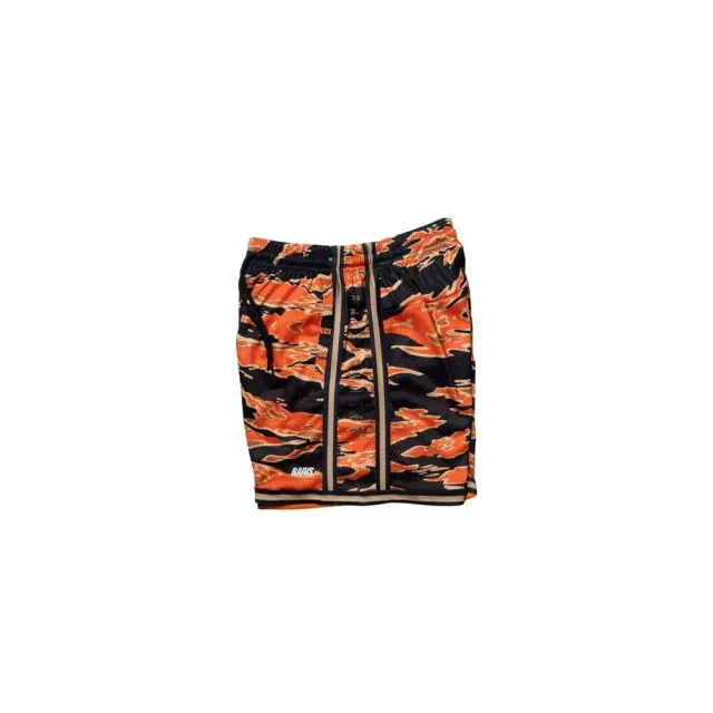 【BAIVS】Camo Mesh Shorts Dune Tiger 男 球褲 短褲 橘 黑(BMSC631D)