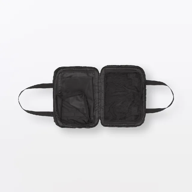 【MUJI 無印良品】可折疊撥水加工旅用波士頓包(36L用) 高24×寬19×厚4公分