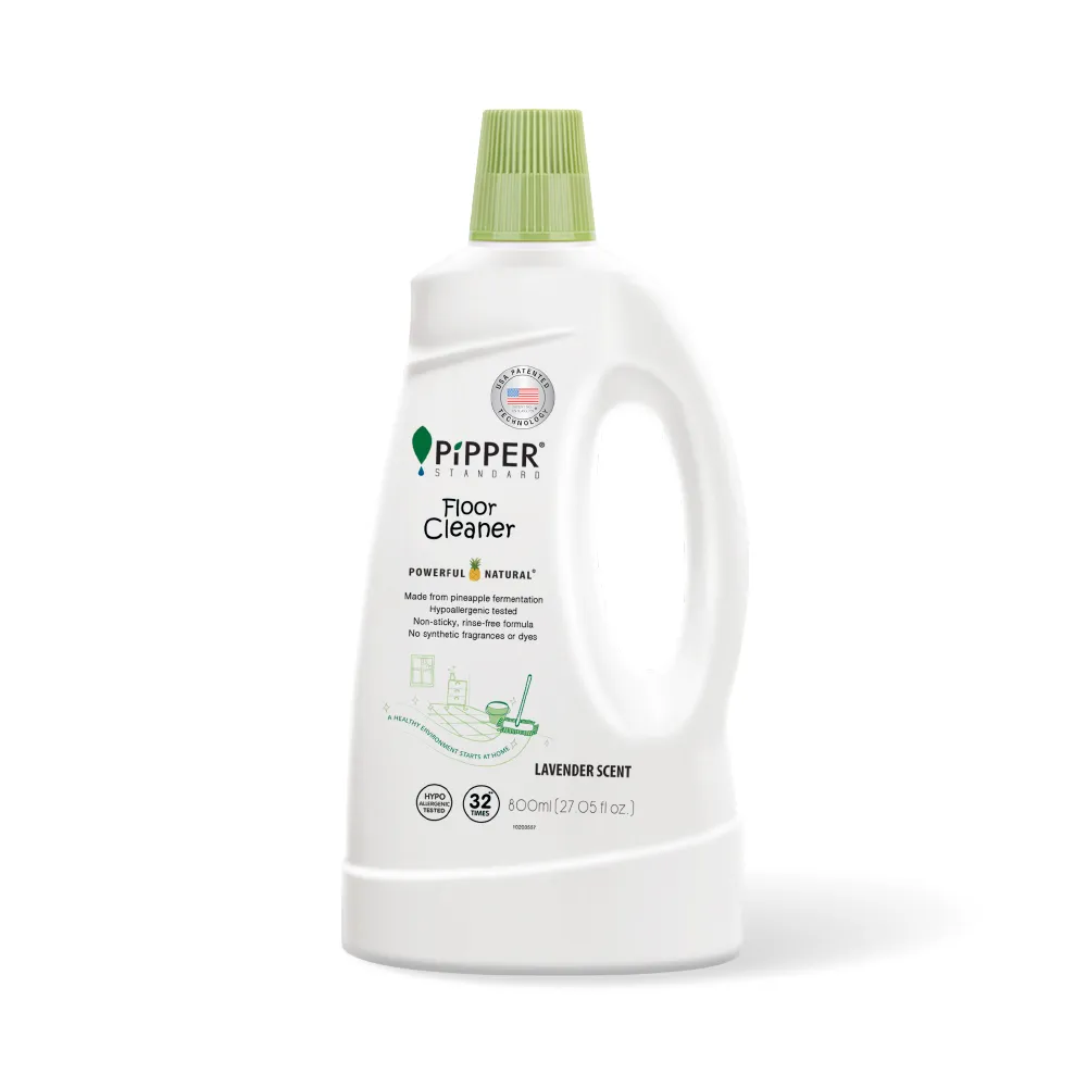 【PiPPER STANDARD 沛柏】鳳梨酵素地板清潔劑-薰衣草 800ml (適合幼童、寵物家庭/寵物地板清潔)