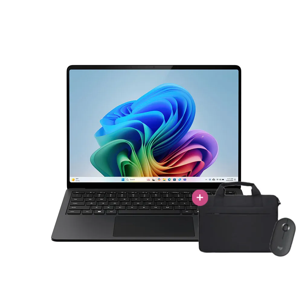 【Microsoft 微軟】筆電包/滑鼠組★Surface Laptop-13吋 輕薄觸控 AI筆電(第8版/X2 Plus/24G/512G/OLED/W11