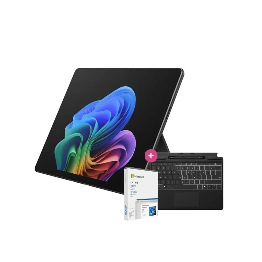 【Microsoft 微軟】鍵盤蓋組+2024組★Surface Pro-13吋 輕薄觸控 AI筆電(第12版/X2 Plus/16G/512G/W11H)