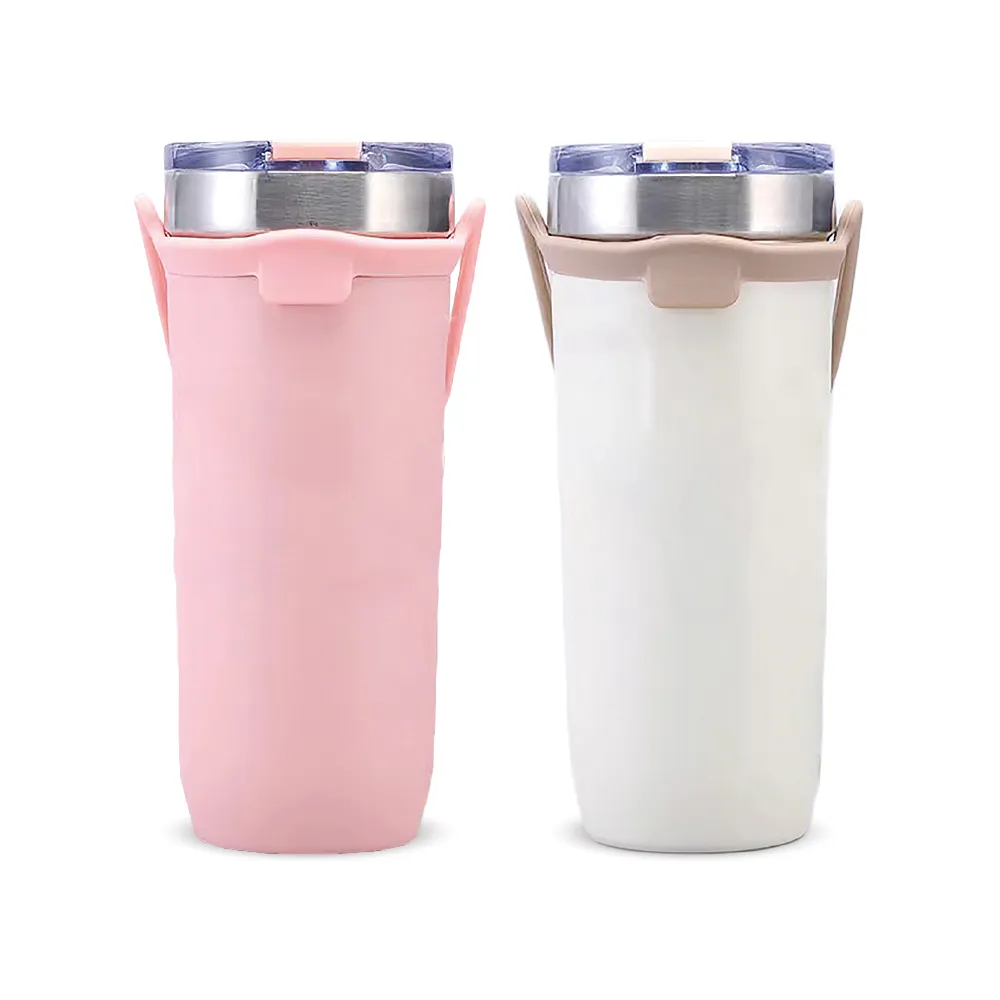 【川本之家】316不鏽鋼真空手提飲料杯JA-K710(710ml)