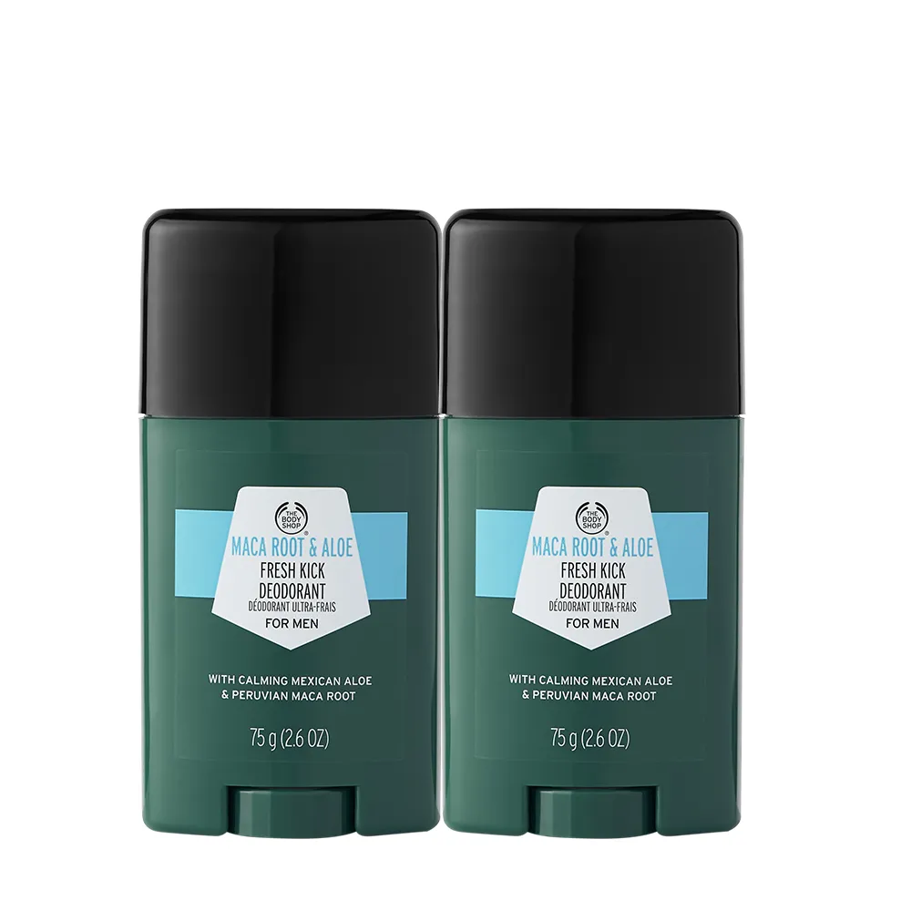 【THE BODY SHOP 美體小舖】瑪卡根清爽體香膏2入組