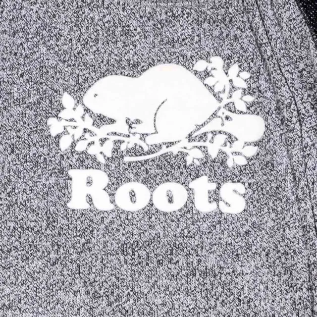 【Roots】嬰兒-ORIGINAL COOPER BEAVER 長袖連身裝 (深灰色)