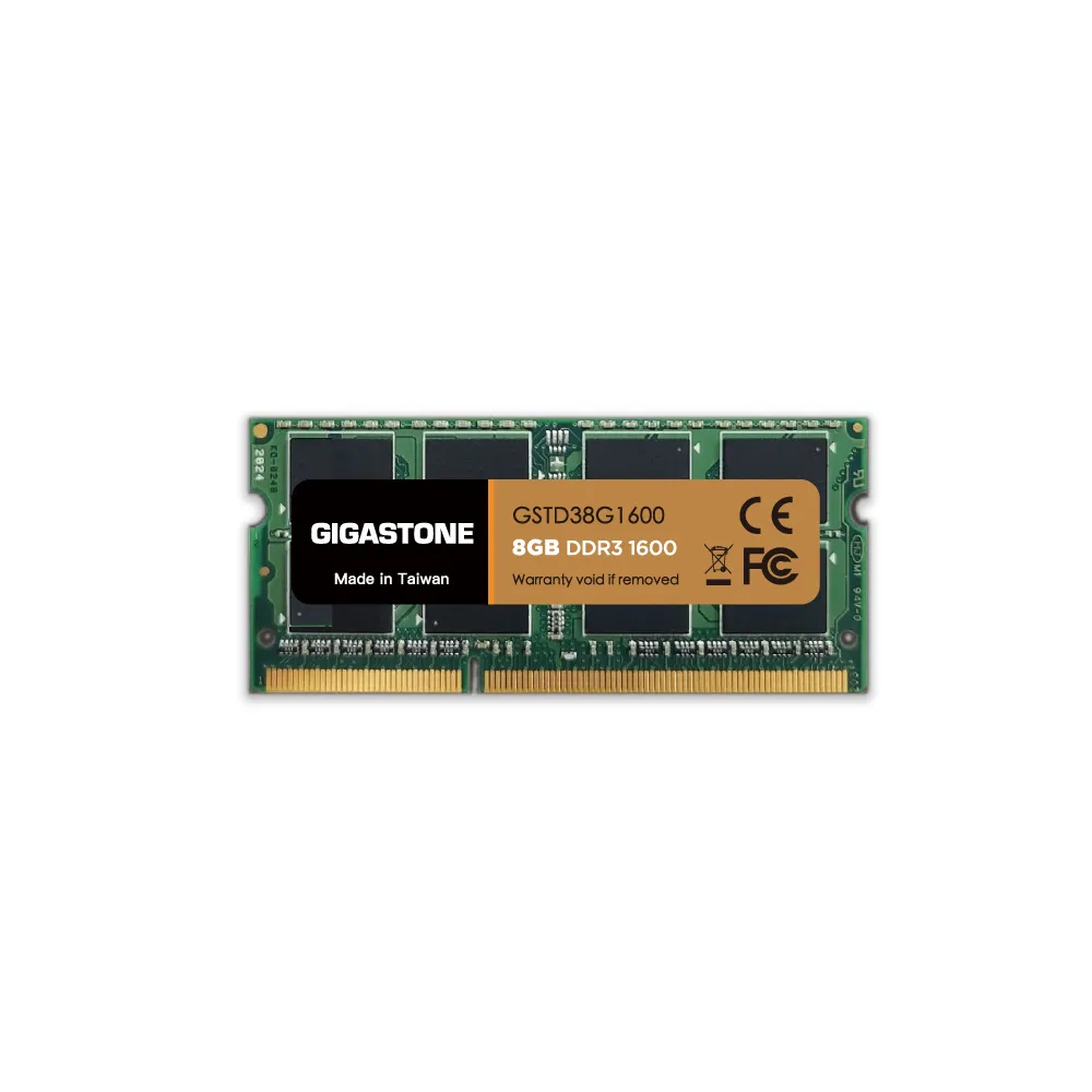GIGASTONE 立達】DDR3 1600MHz 8GB 筆記型記憶體單入(NB專用) - momo