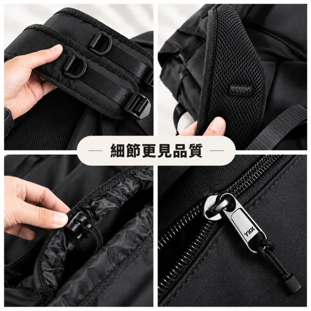 【WHOSE BAG】雙11 防潑水大容量旅行後背包｜掀蓋多口袋15吋筆電包 戶外登山雙肩包 男女通用 NO.WBOM045