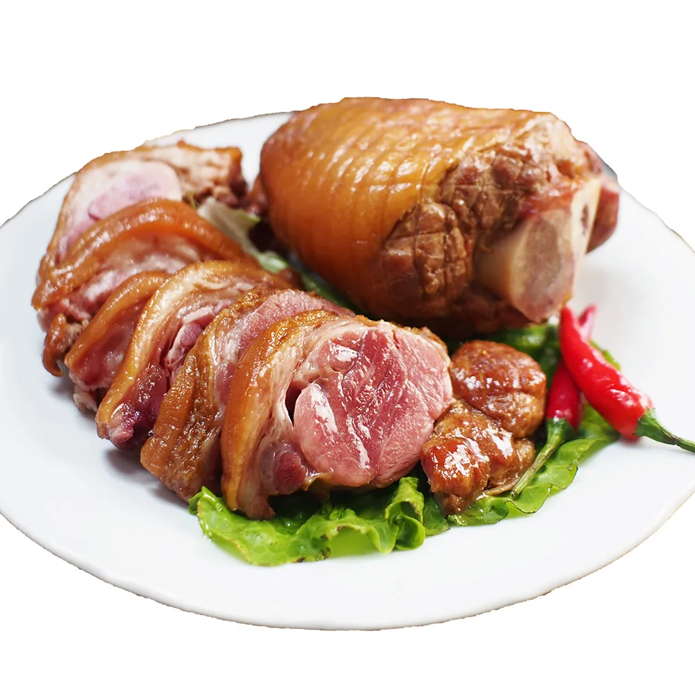 【富統食品】萬丹甘蔗蔗香豬腳/蔗香蹄膀-9隻組(600g/隻)