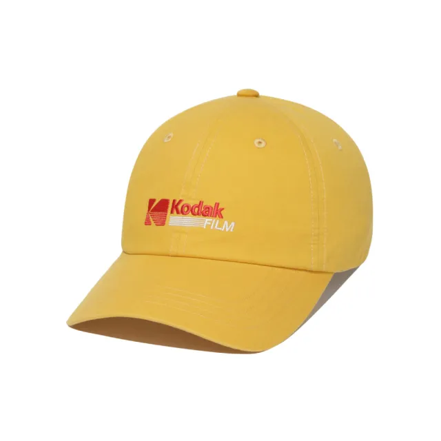 【KODAK Apparel】柯達 中性 帽子 / 可調式 刺繡 柯達底片文字 棒球帽 YELLOW 黃色 / KB627007YLW