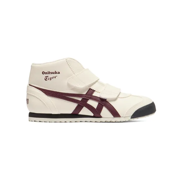 【Onitsuka Tiger】鬼塚虎-KIDS米底深棕虎爪紋 MEXICO Mid Runner 大童鞋|1184A002-105