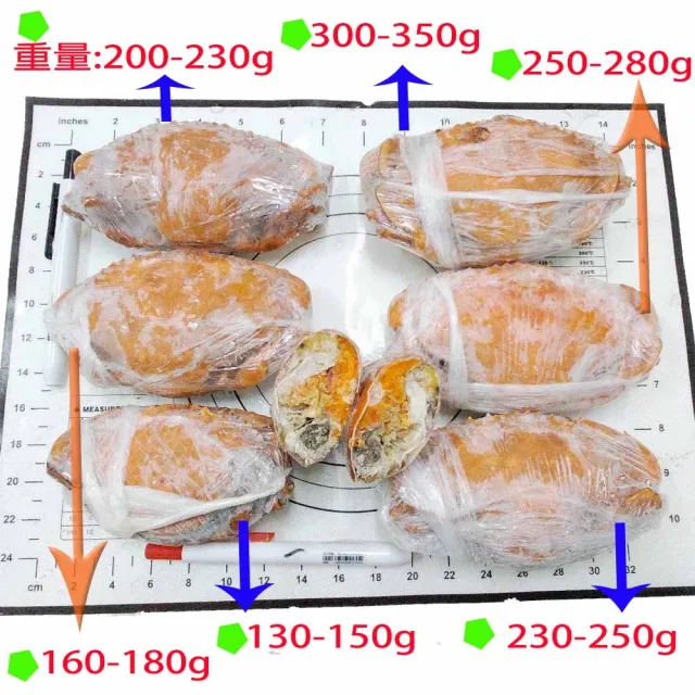 【華得水產】緬甸熟凍爆蛋特大紅蟳4隻組(250-280g/隻)