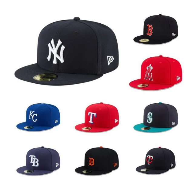【NEW ERA】MLB球帽 5950 59FIFTY 棒球帽 MLB美國聯盟 各隊多款 (NE703-洋基)